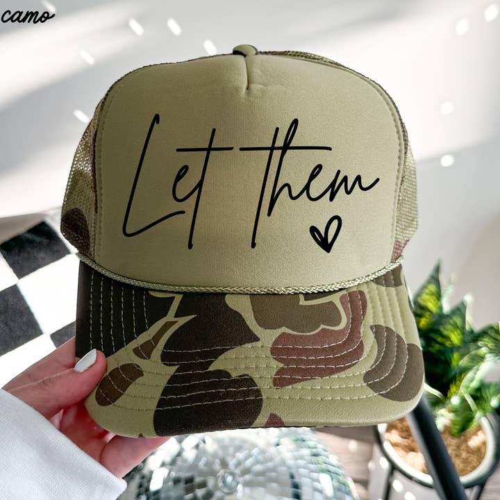 Chloe Vs Tank - Wholesale Trucker Hat - Women's - Let Them Trucker Hat *9 Colors0