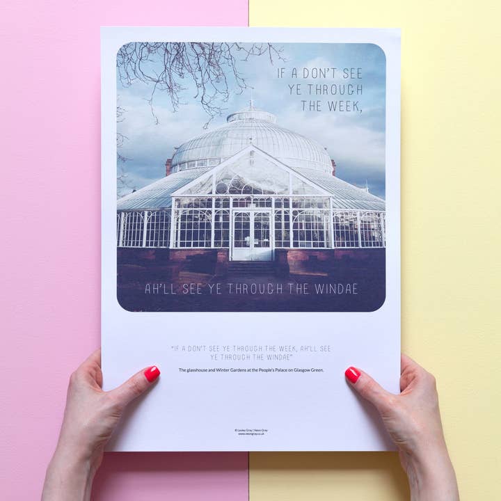 Scottish Banter Print People's Palace for wholesale by Neon Gray