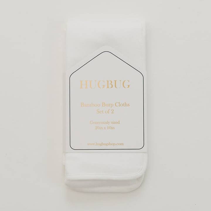 Set de paños de bambú para eructar con leche para venta al por mayor de HUGBUG