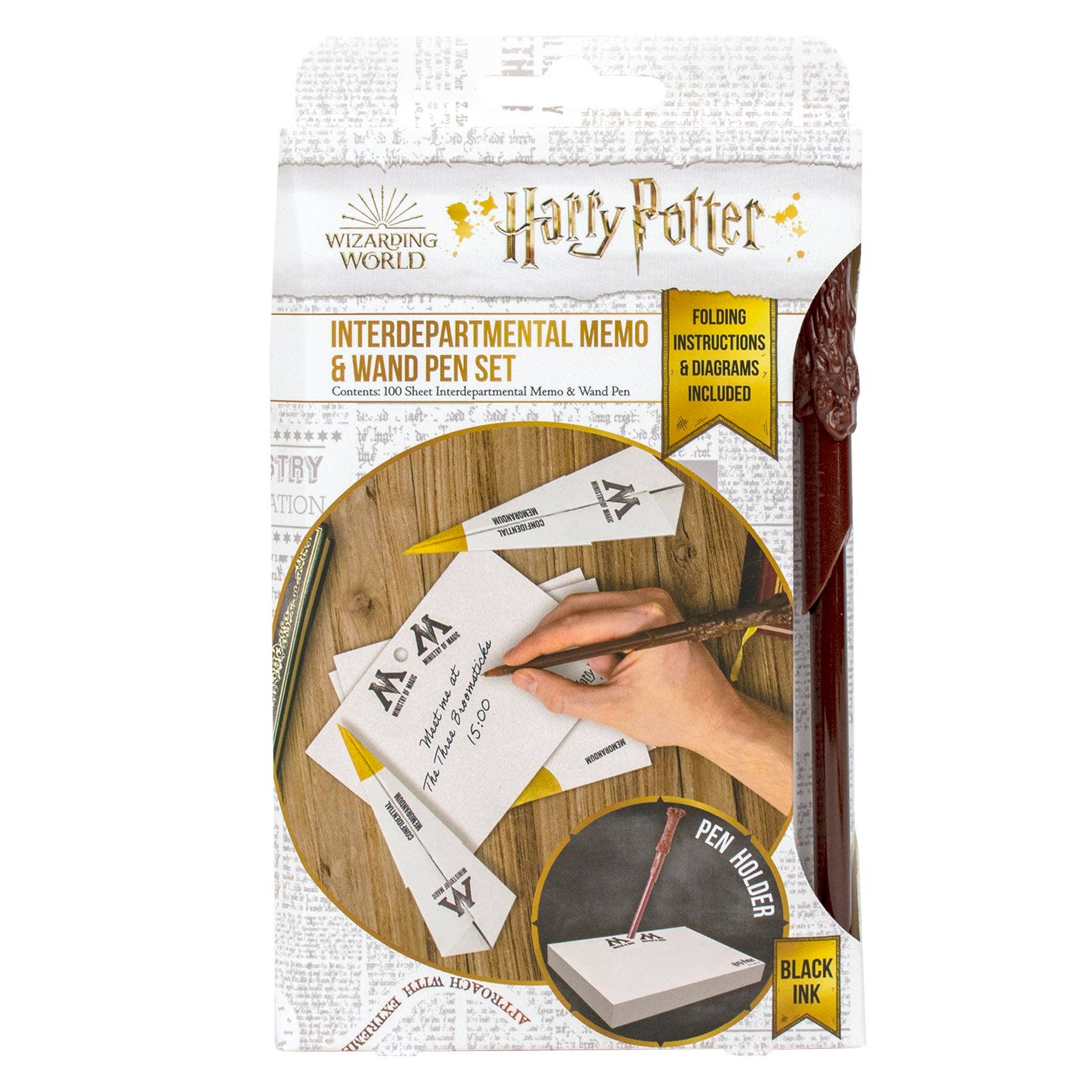 Mad Monkey GmbH - Wholesale Notebook - Harry Potter Notepad & Wand Pen2