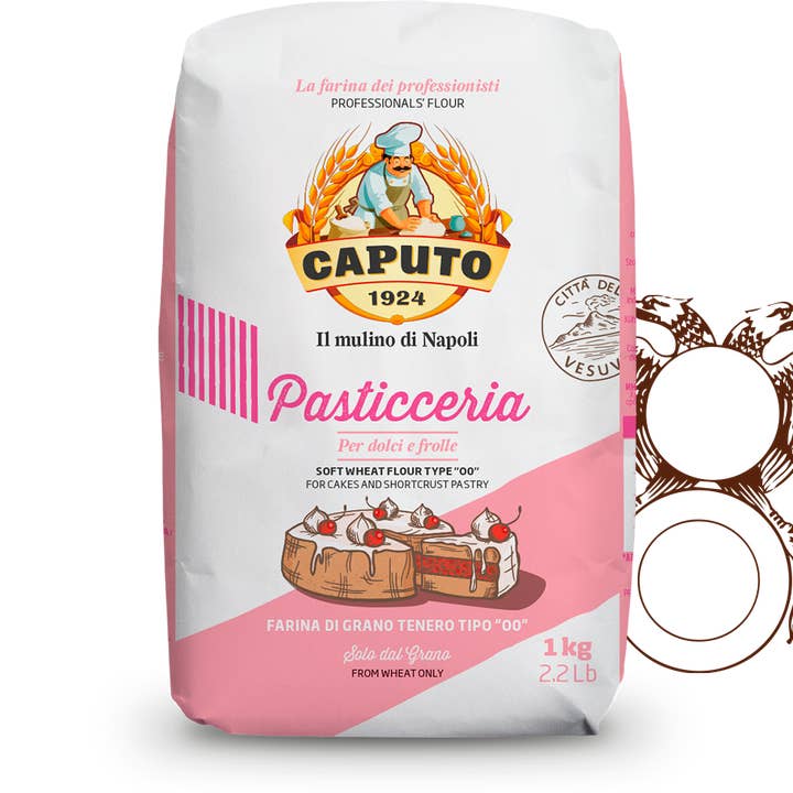 Farine pour pâtisserie Pasticceria Caputo 1 kg pour la vente par Calabria da Gustare