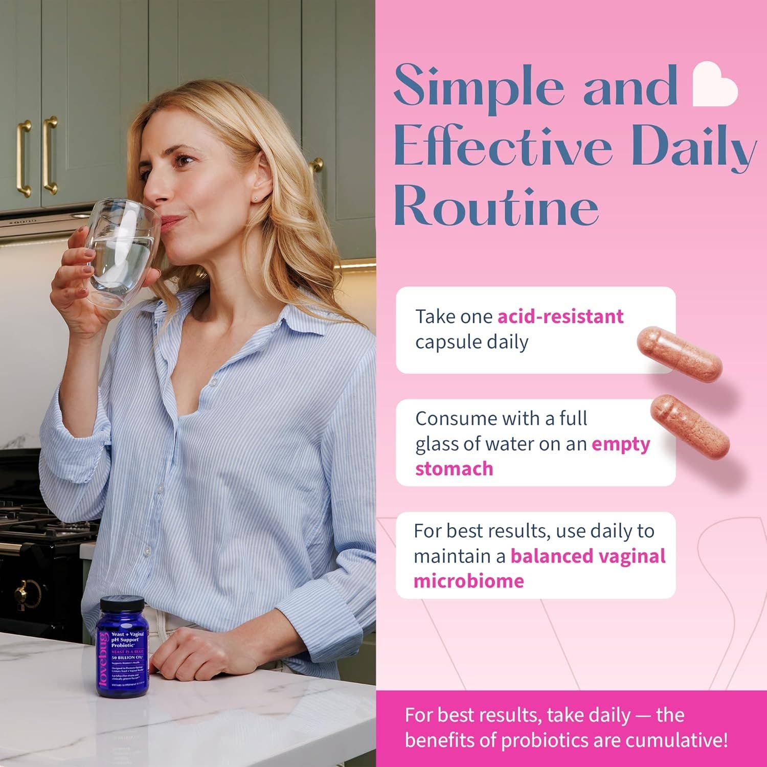 LoveBug Probiotics - Wholesale Oral Supplement/Vitamin - Yeast & Vaginal pH Support Probiotic Oral Supplement5