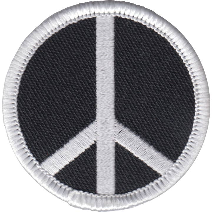 Square Deal Recordings & Supplies - Wholesale Patch - Patch - Peace Sign - 2 Inch - Six Color Options5