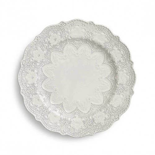 Arte Italica & Crown Linen Designs - Wholesale Dinner Plate - Merletto Antique Dinner Plate0