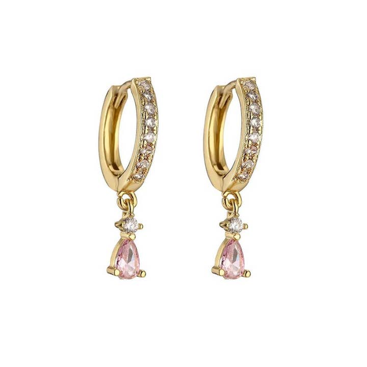 Isidora pink earrings for wholesale by Rosies