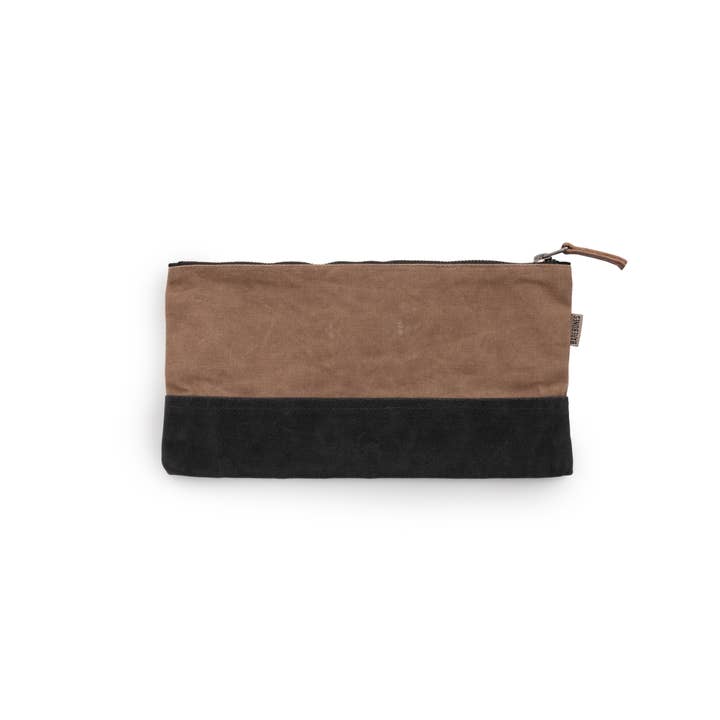 Barebones - Wholesale Pouch - Women's - Neelum Zipper Pouch Bag -Waxed Canvas Bag