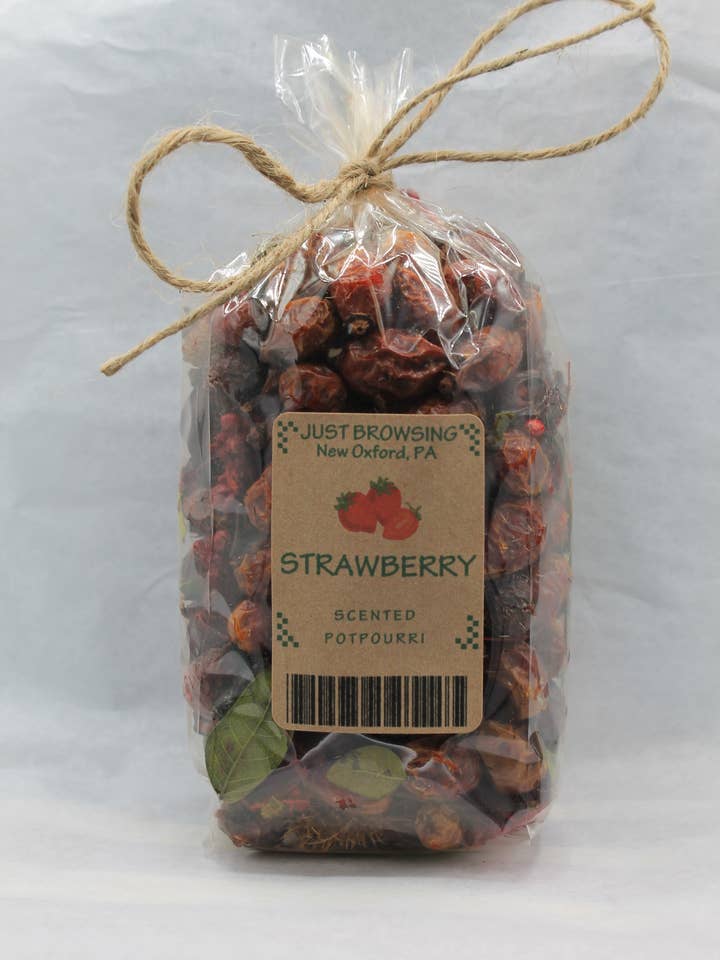 Scented Potpourri with Rosehips - Strawberry for wholesale by Just Browsing, LLC