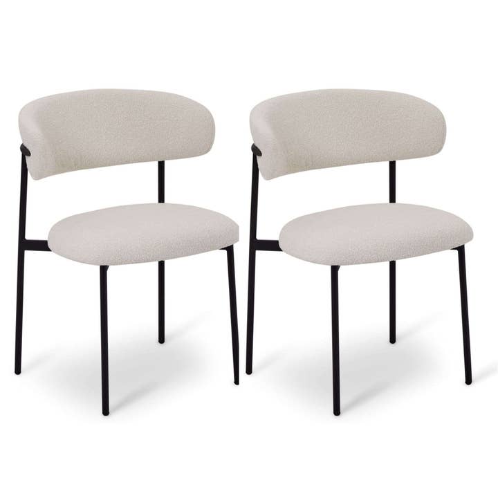 Furnhouse - Wholesale Chair - Set of 2 White Dining Chairs Diana