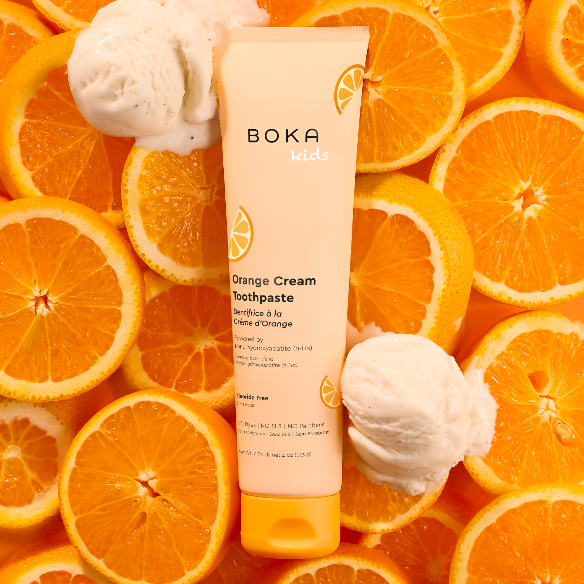 Boka - Wholesale Toothpaste - Orange Cream n-Ha Toothpaste1