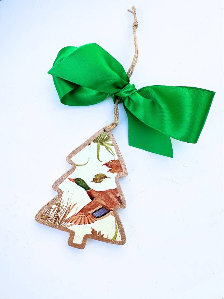 Autumn Hunt (Mallard) Tree Ornament for wholesale by SoCharm Designs