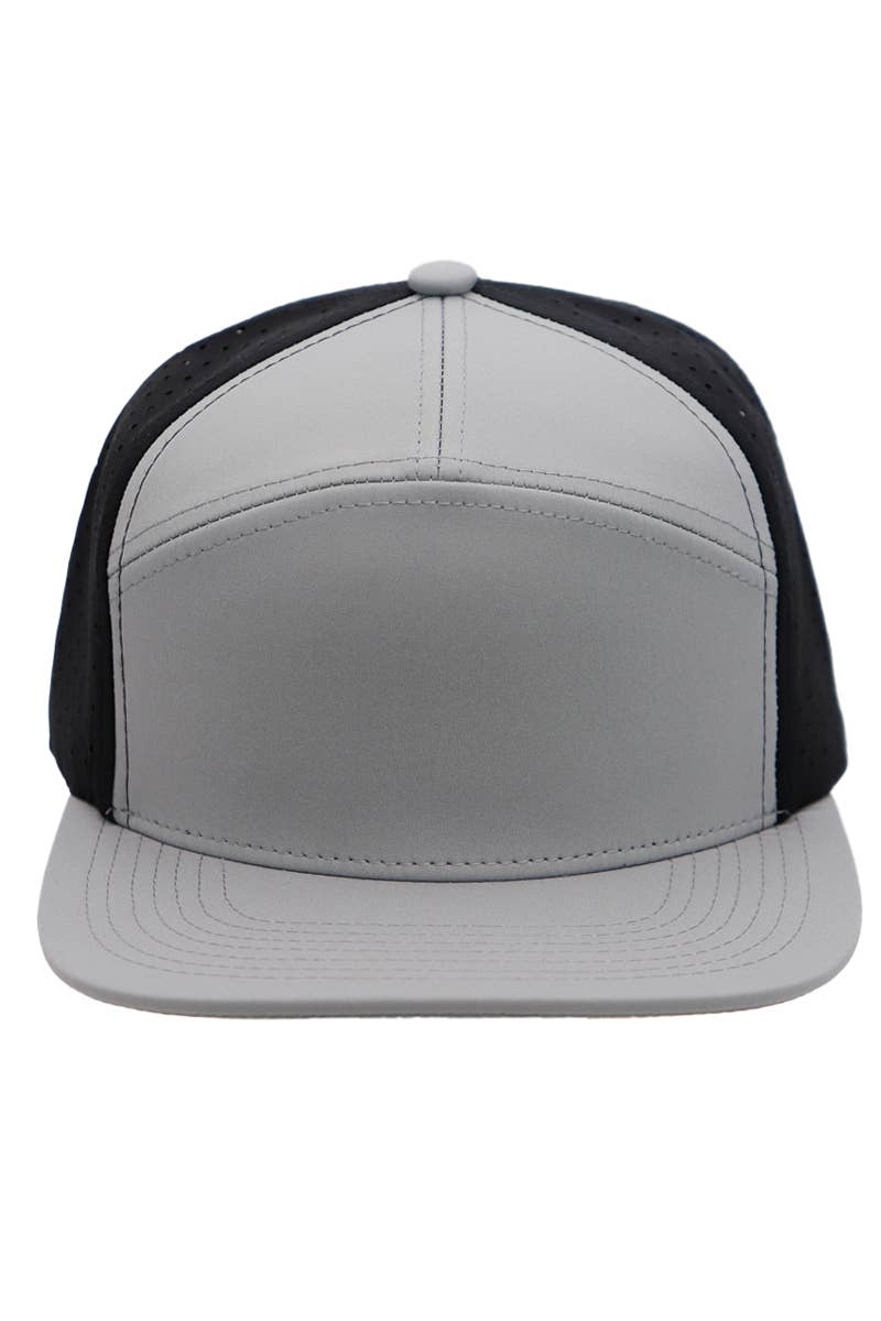 Cap Zone - Wholesale Trucker Hat - Unisex - Two Tone 7 Panel Digital Punch Perforated Snapback15