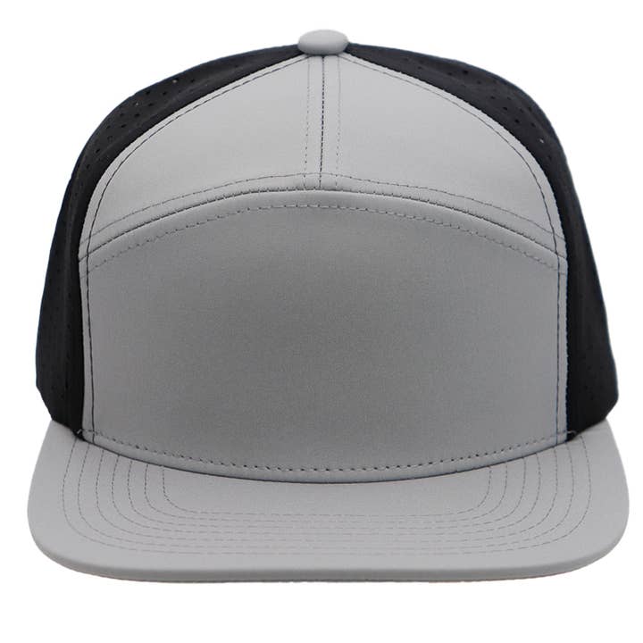 Cap Zone - Wholesale Trucker Hat - Unisex - Two Tone 7 Panel Digital Punch Perforated Snapback15