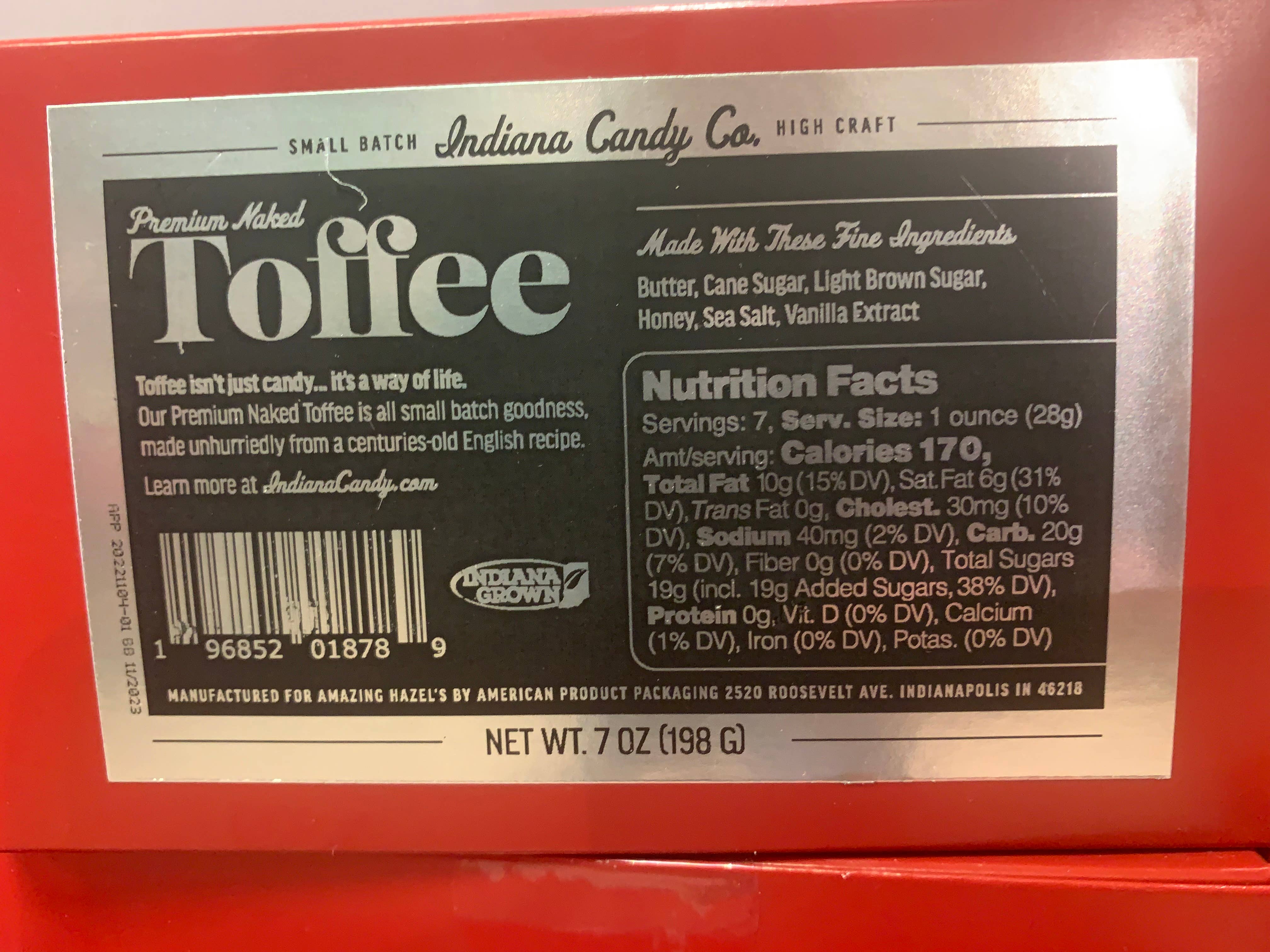 Amazing Hazel’s - Wholesale Toffee - Amazing Hazel's Premium BUTTER TOFFEE1