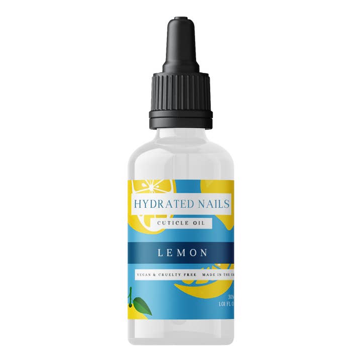Hydrated Nails 30ML Lemon Dropper Bottle for wholesale by HYDRATED NAILS