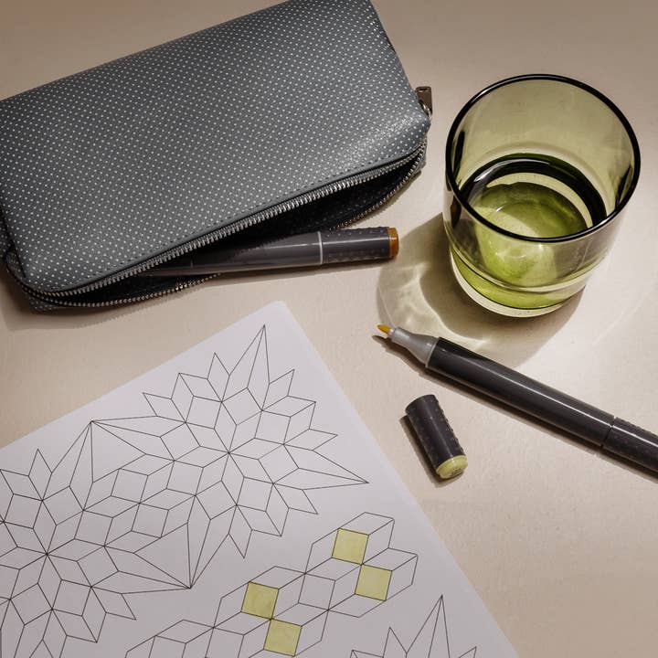 Paige Tate & Co. - Wholesale Coloring & Activity Book - Adult - Modern Quilting Coloring Book: Adult Coloring Book 5