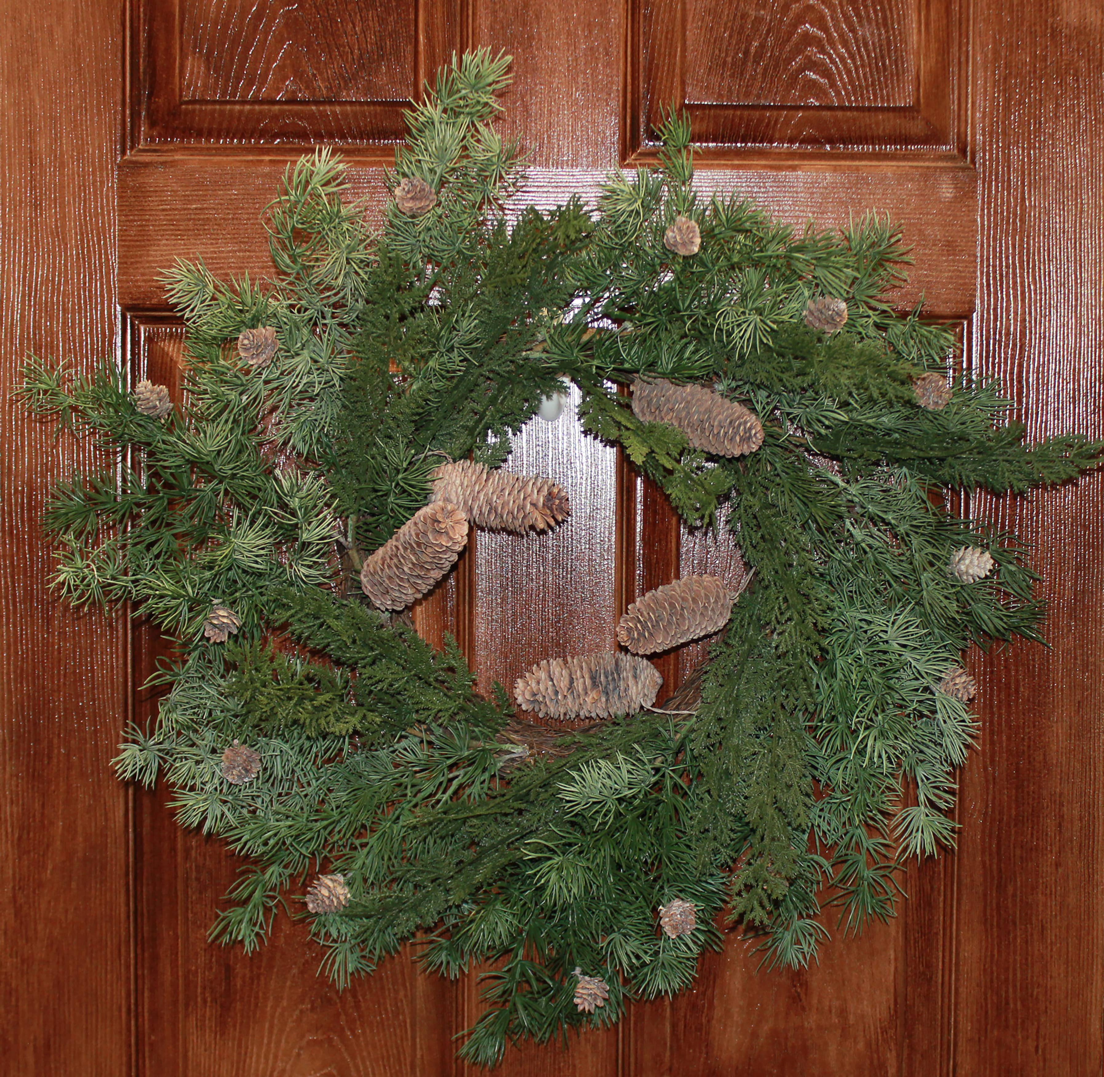 WORTH IMPORTS - Wholesale Wreath - 24" Pine & Pine Cones Wreath2