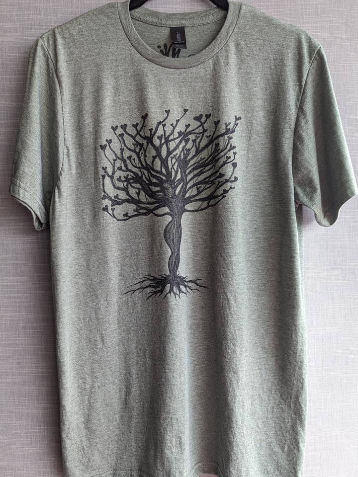 Tree Woman Unisex T-shirt for wholesale by inicreations