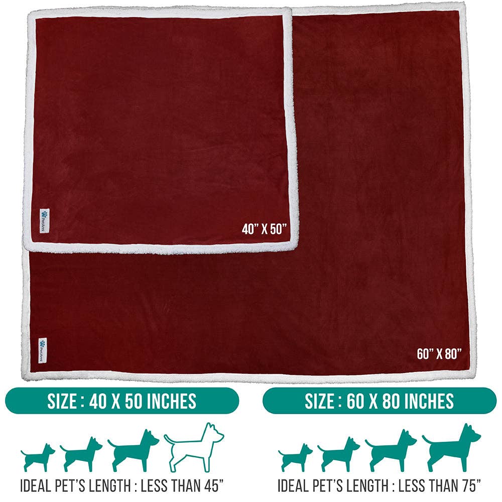 PetAmi - Vente Couverture – chat et chien - Couverture pour animaux en polaire réversible87