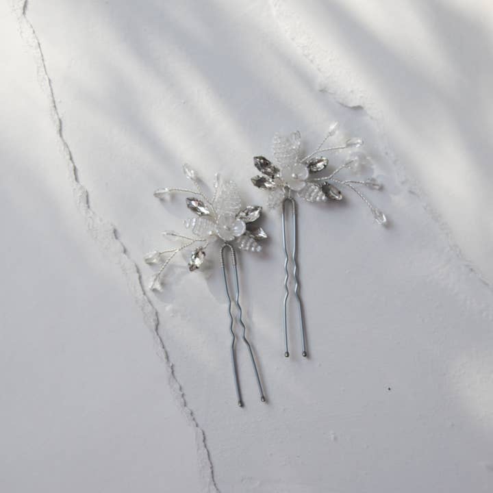 Bespoke Bridal - Venta al por mayor Horquillas para el pelo - Horquillas Anita Floral
