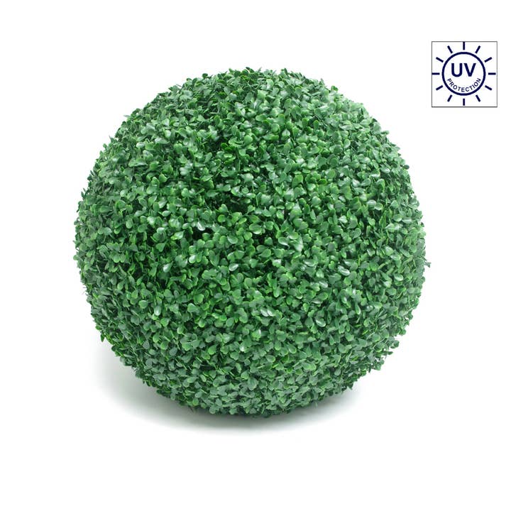 ES Essentials - Wholesale Artificial Plant - Artificial Boxwood Topiary Ball UV Resistant 11"2