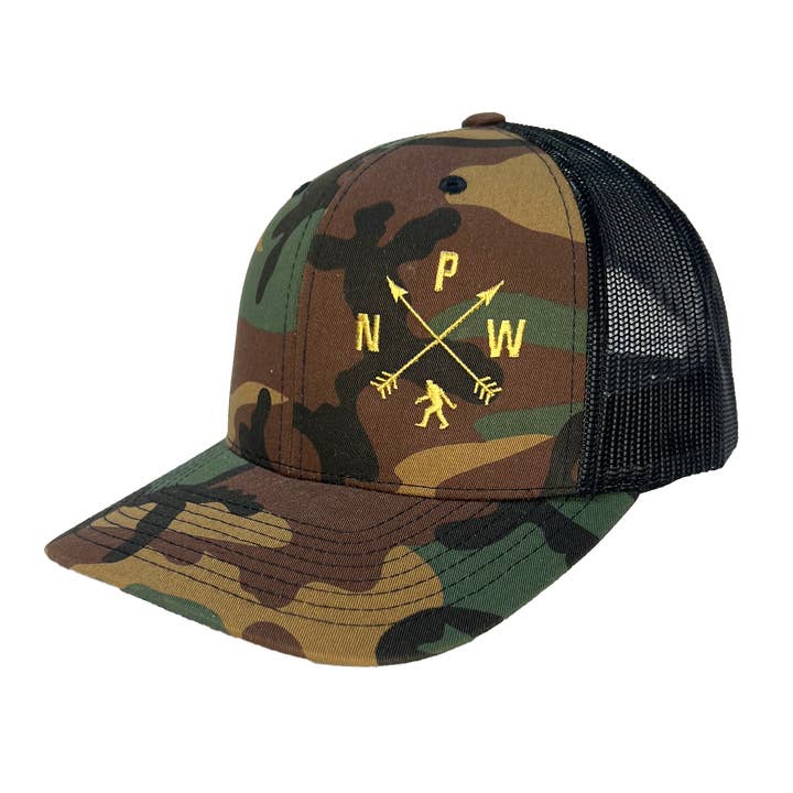 Direction Apparel - Wholesale Trucker Hat - Unisex - Sasquatch Arrows Trucker Cap4