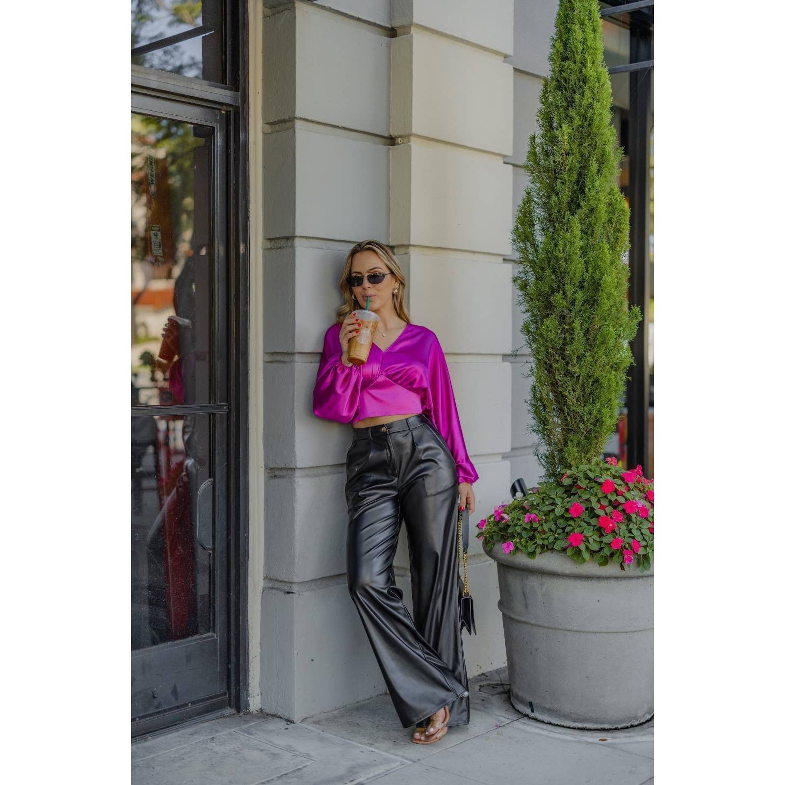 Black Pearl Clothing - Wholesale Pants - Women's - URBAN LUXE LEATHER PANTS4