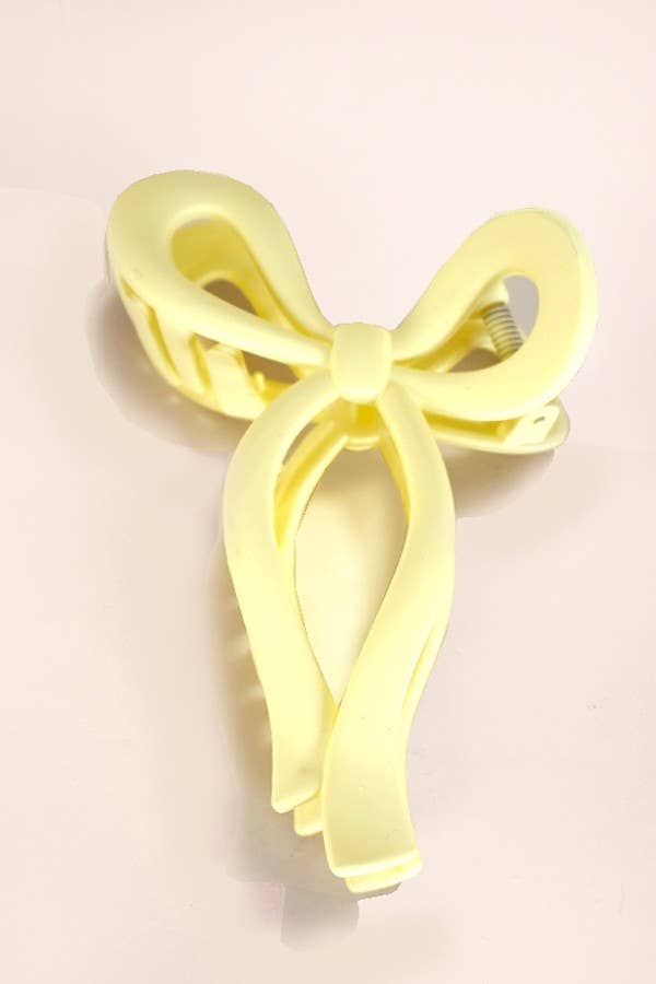 JOSSLYN by wall to wall - Wholesale Hair Clip - Women's - MATTE BOW HAIR CLAW CLIPS | 40H72113
