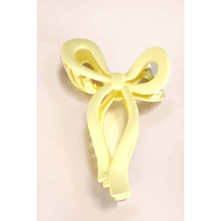 JOSSLYN by wall to wall - Wholesale Hair Clip - Women's - MATTE BOW HAIR CLAW CLIPS | 40H72113