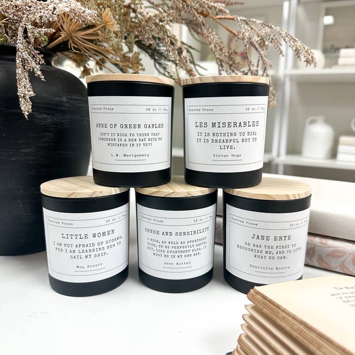 A House of Books - Wholesale Jar/Filled Candle - Book Lover Candle, Book Related Gift6