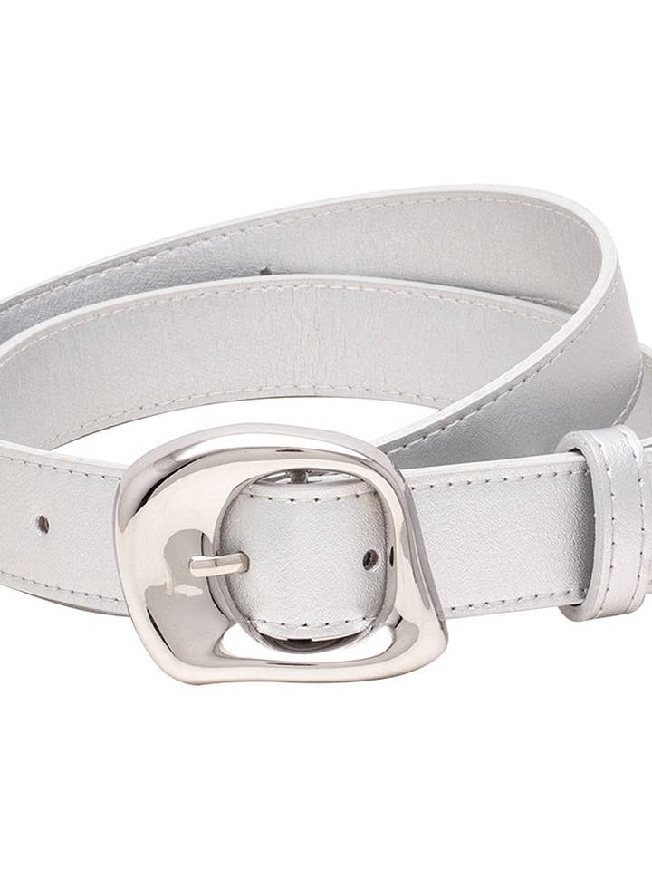 CEINTURE MODERNE À BOUCLE LISSE pour la vente par Pink Irene Wholesale