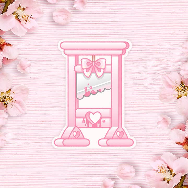 Black Serotonin - Wholesale Sticker - Kawaii Guillotine Vinyl Sticker1