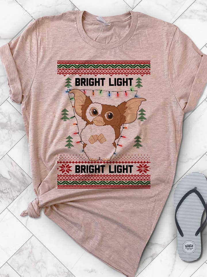 House Of Rodan - Wholesale T-Shirt (Graphic) - Women's - Bright Light - Christmas Gizmo Gremlins Fun Gift T-Shirt