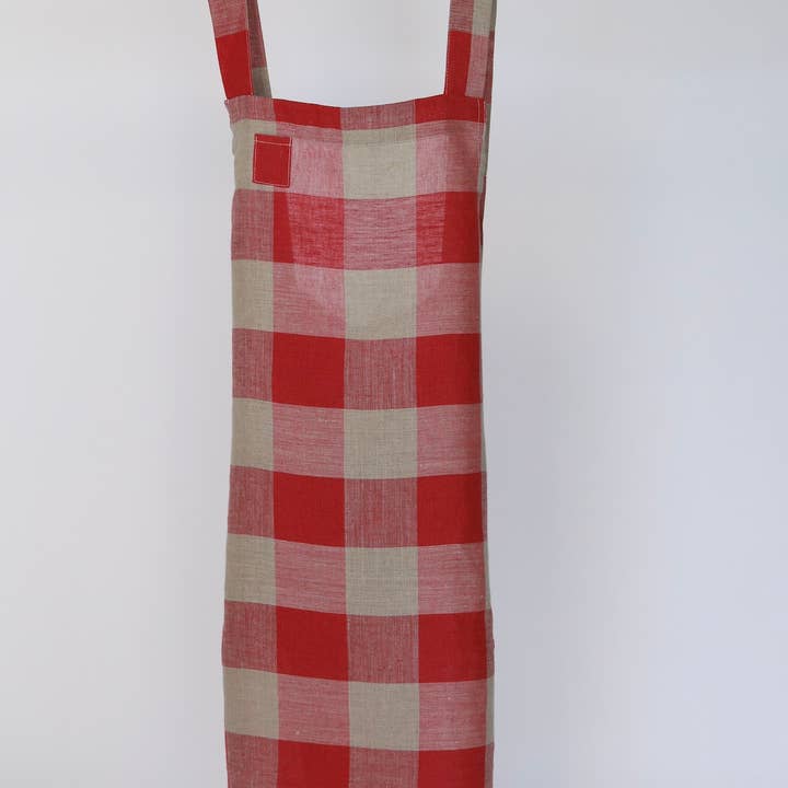 Nossilac – wholesale Förkläde – Fransk linneförkläde med korsad rygg2