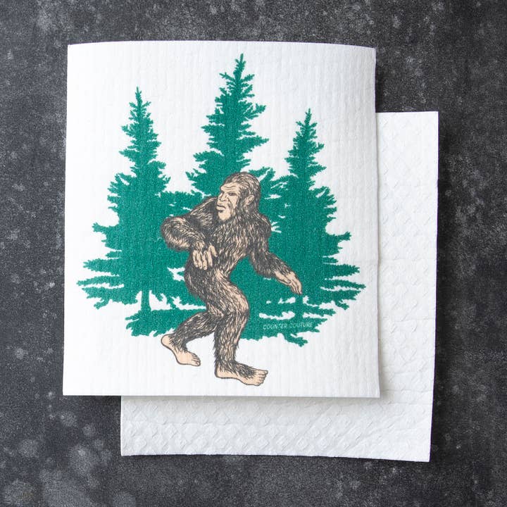 Bigfoot Swedish Dishcloth | Compostable | Durable for wholesale by Counter Couture