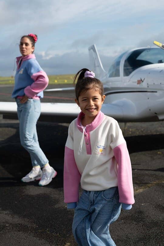 Ayuna - Wholesale Sweatshirt - Kids - Children's Cotton Sweatshirt Pink and White - Retro 90's3