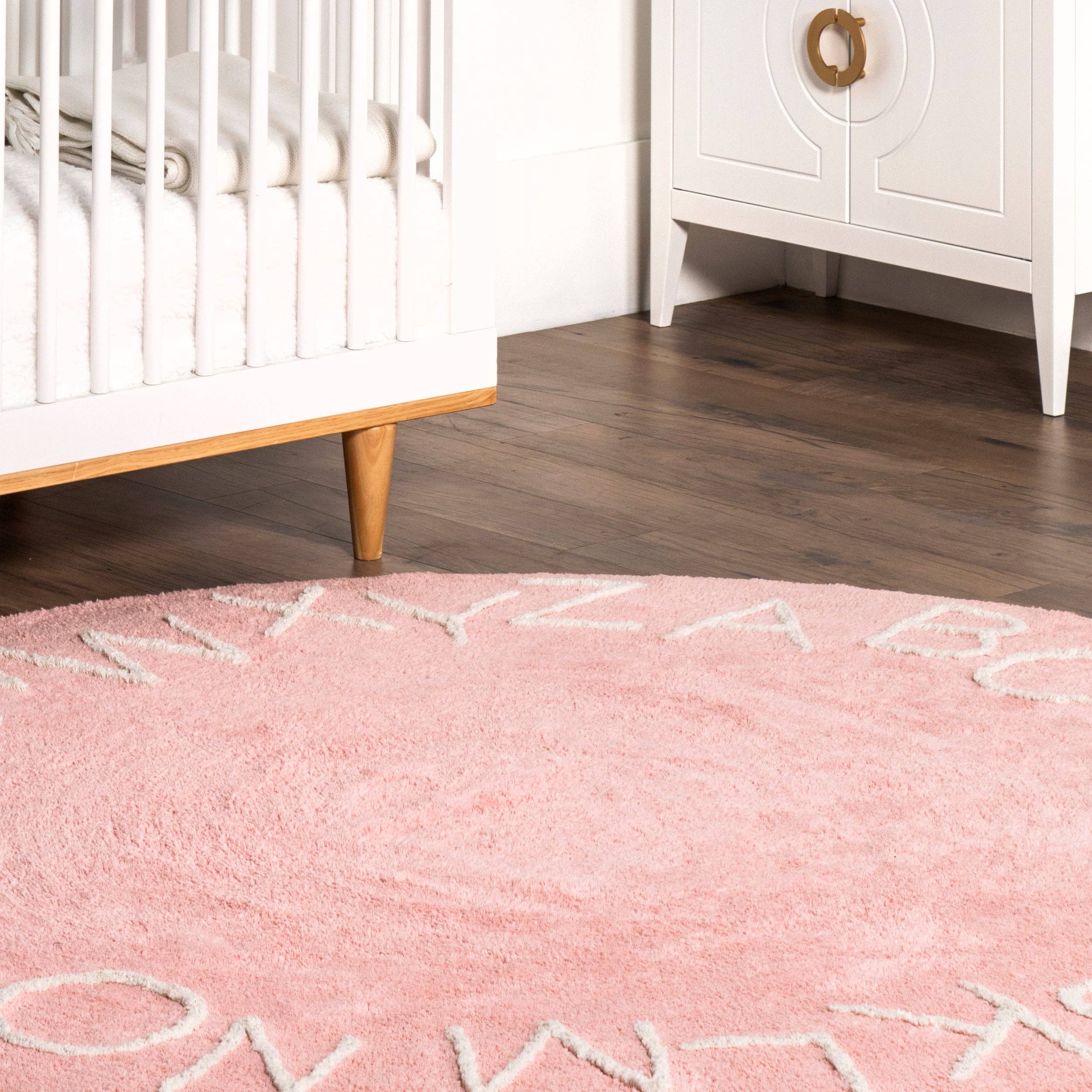 nuLOOM - Wholesale Area Rug - Kids & Baby - Kids Washable Round Alphabet Rug26