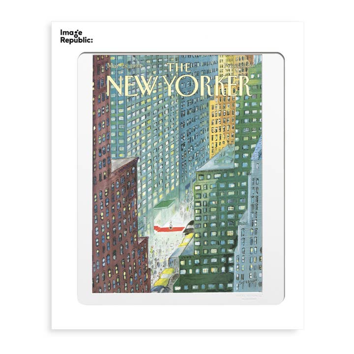 40x50 cm THE NEWYORKER 251 1994 SEMPE BUSINESSMAN WORKING pour la vente par Image Republic