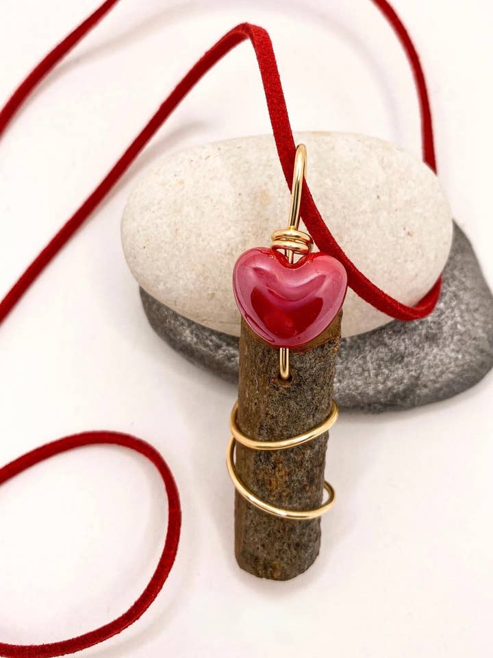 WILD HEART NECKLACE UNIQUE PIECE for wholesale by DeliArt