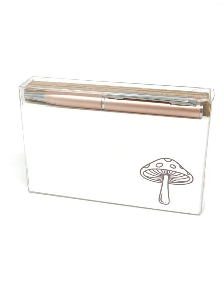Mushroom Pocket Notes - Box of 10 for wholesale by Heartprint Press