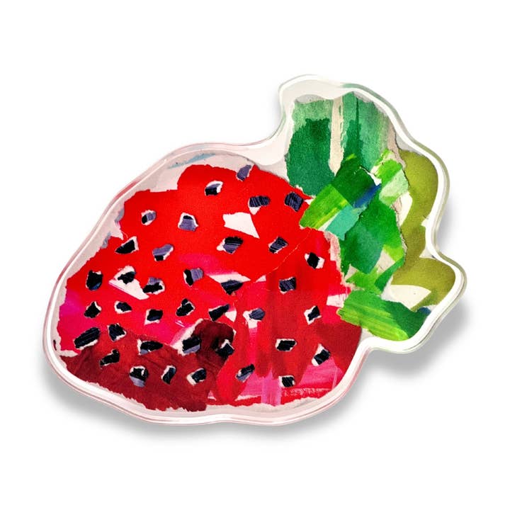 STRAWBERRY ACRYLIC for wholesale by Lauren Dunn