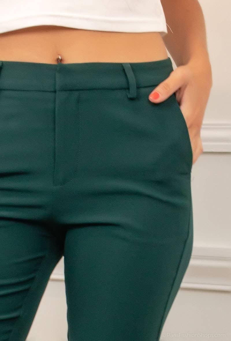 Attentif Paris – wholesale Pants – Women's – [Timeless] High-waisted cigarette pants44