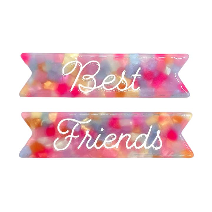 Best Friends Hair Clips for Kids - Cute fun accessories for wholesale by Eugenia