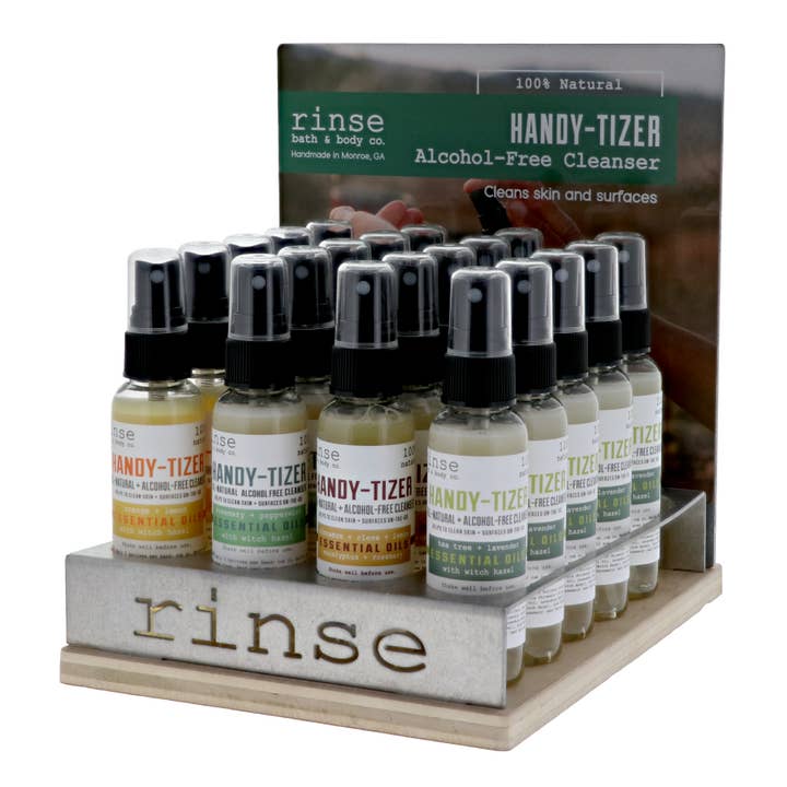Rinse Bath Body Inc - Wholesale Hand Sanitizer - FILLED Handy-tizer Display
