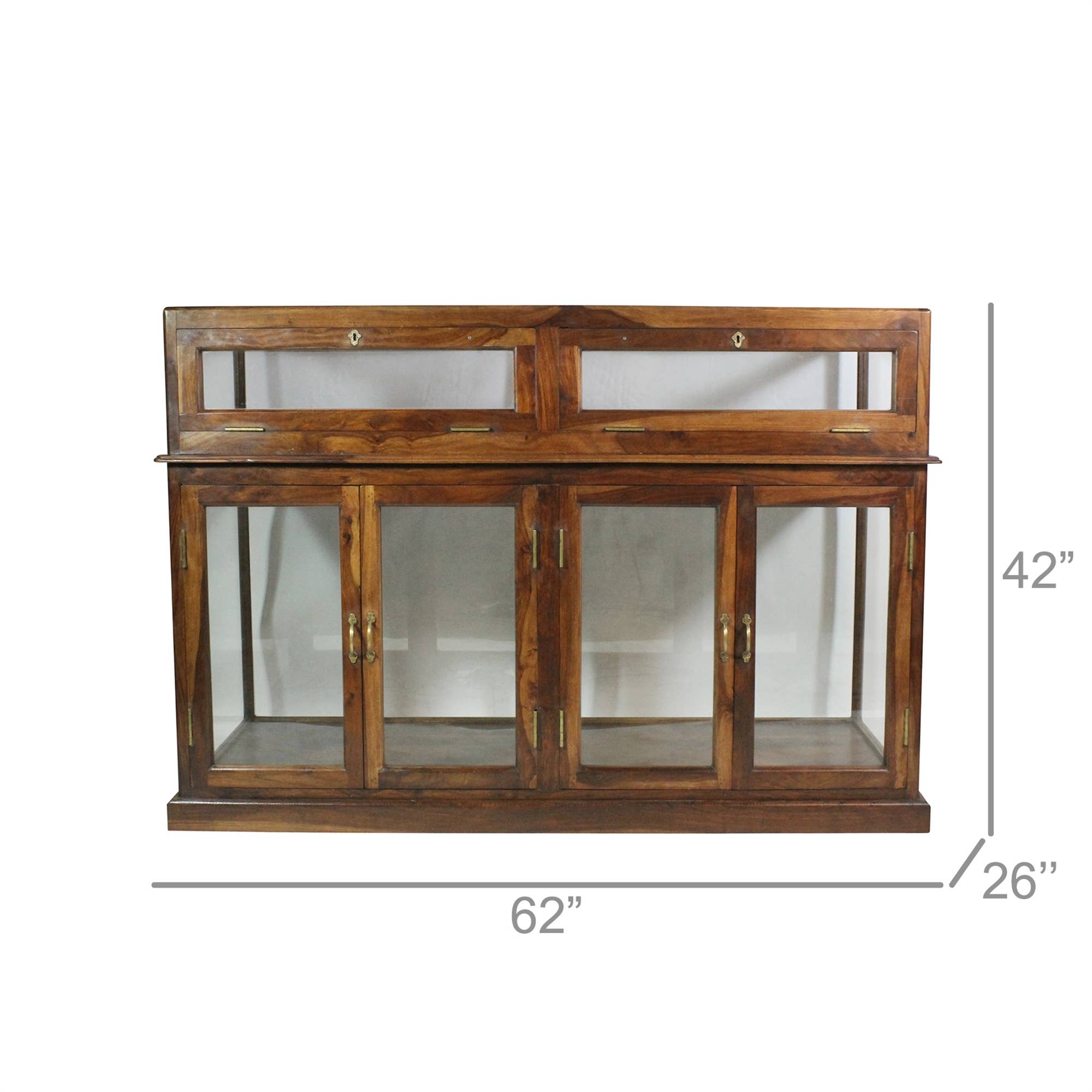 Natural Havana Display Cabinet - Rectangle for wholesale on Faire4