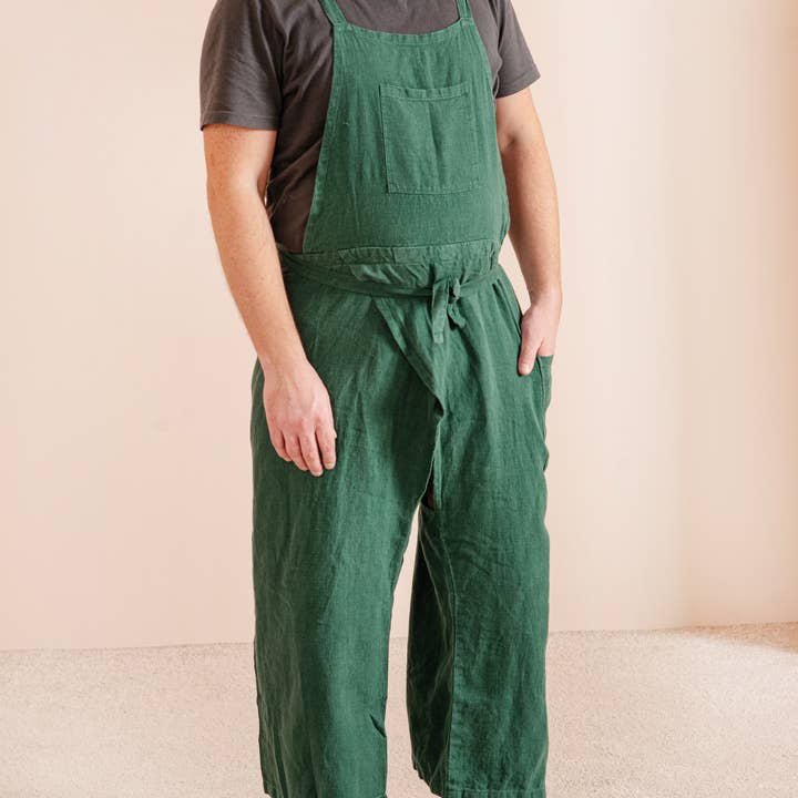 LinenQ - Wholesale Apron - Linen pottery apron in various colors4