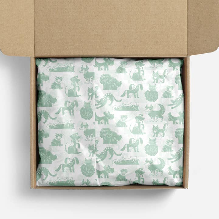 Papergem - Wholesale Tissue paper - "Cats and Dogs" Tissue Paper2