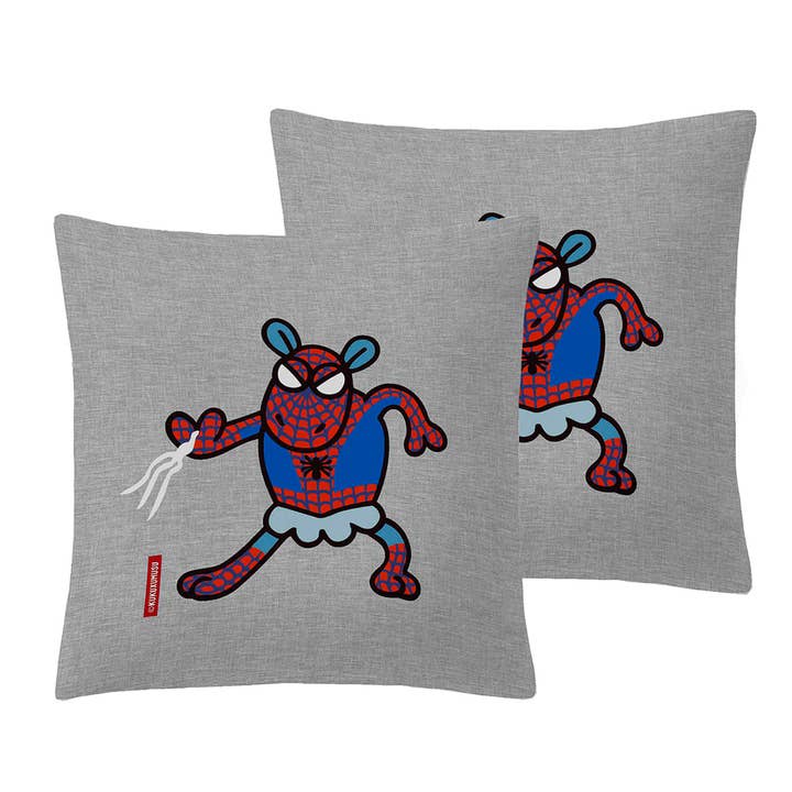 Pudebetræk 65X65 (2) Cm Kukuxumusu Spiderman for engroshandel hos Atelie