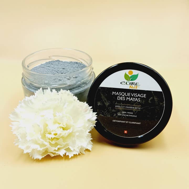 Maya-Gesichtsmaske mit Aktivkohle - Anti-Mitesser für den Großhandel von CureNat