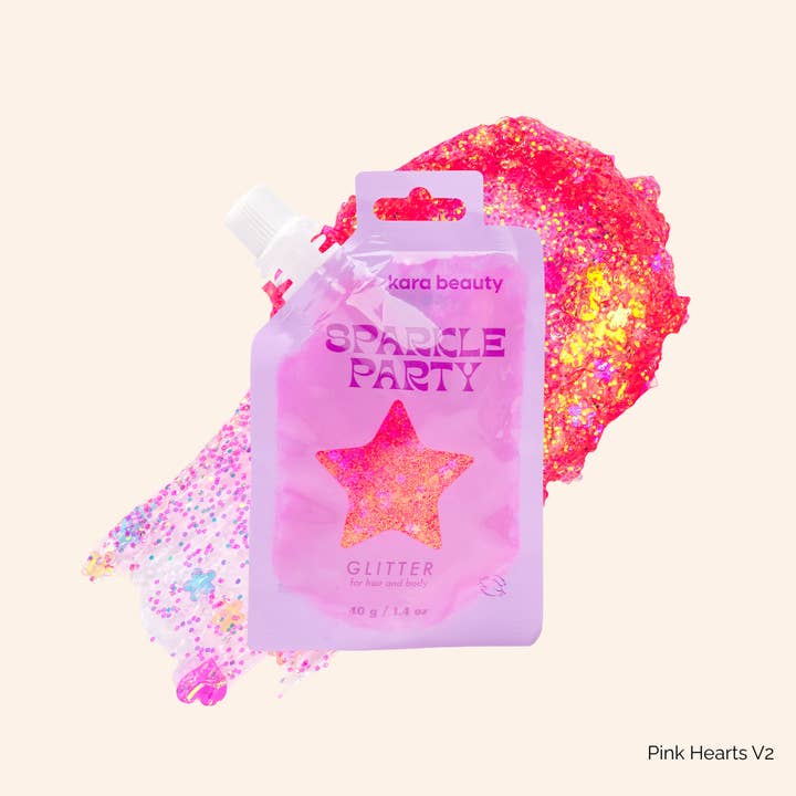 Kara Beauty - Wholesale Body Glitter/Shimmer - SPARKLE PARTY HAIR AND BODY GEL - SINGLE PACKS