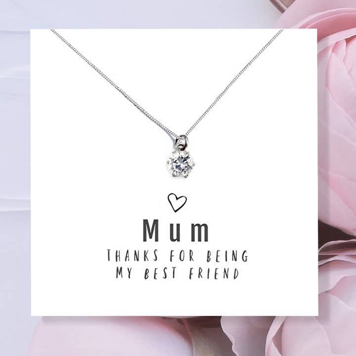 Mum Thanks For Being My Best Friend — Collar y mensaje para venta al por mayor de Aye Do Gifts